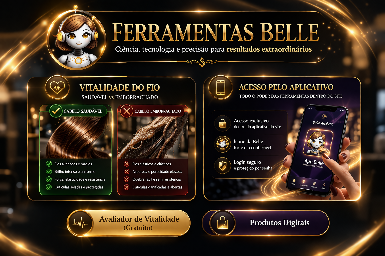 Diagnóstico capilar Belle Analytic